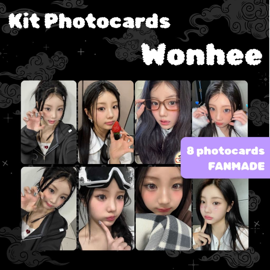 Wonhee Selca Photocards Illit Kpop Fanmade