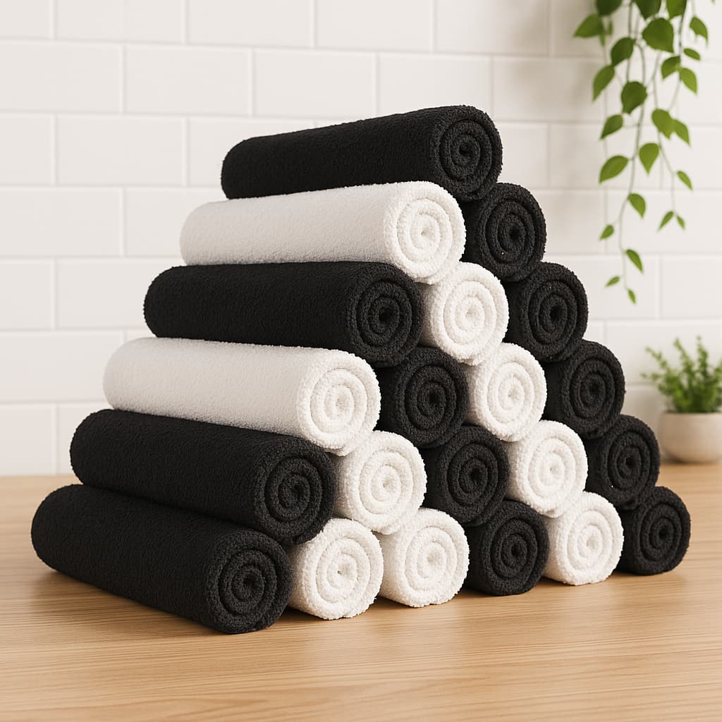 Kits Toalha de Salão de Beleza Trip Clean 45x62cm 100% Algodão Ideal para Profissionais