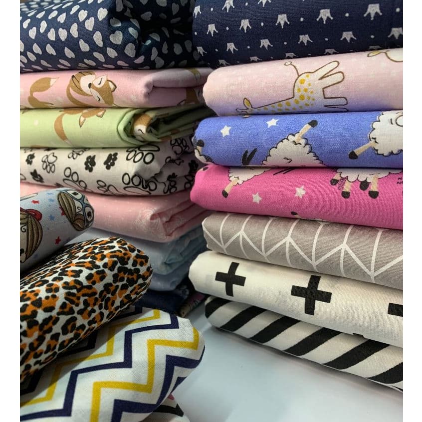 Tricoline Tecido  100% Algodão, 1,50mt de largura, Roupas Infantis, Vestidos, Enxovais, Laços.