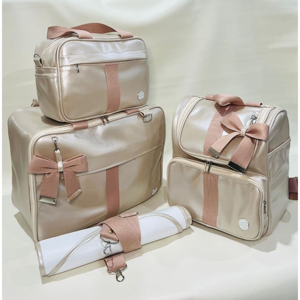 kit de bolsas de maternidade 4 peças todas as peças são impermeáveis e térmicas glam
