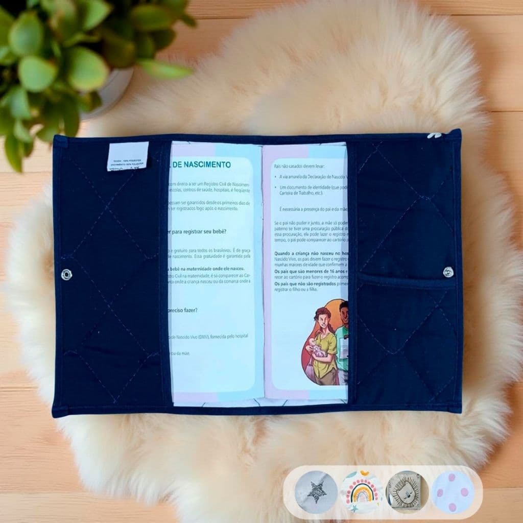 CAPA PARA CADERNETA DE VACINAÇÃO BEBE/ CAPA PROTETORA/ VACINAS/ PORTA DOCUMENTOS BEBE/ MENINO MENINA