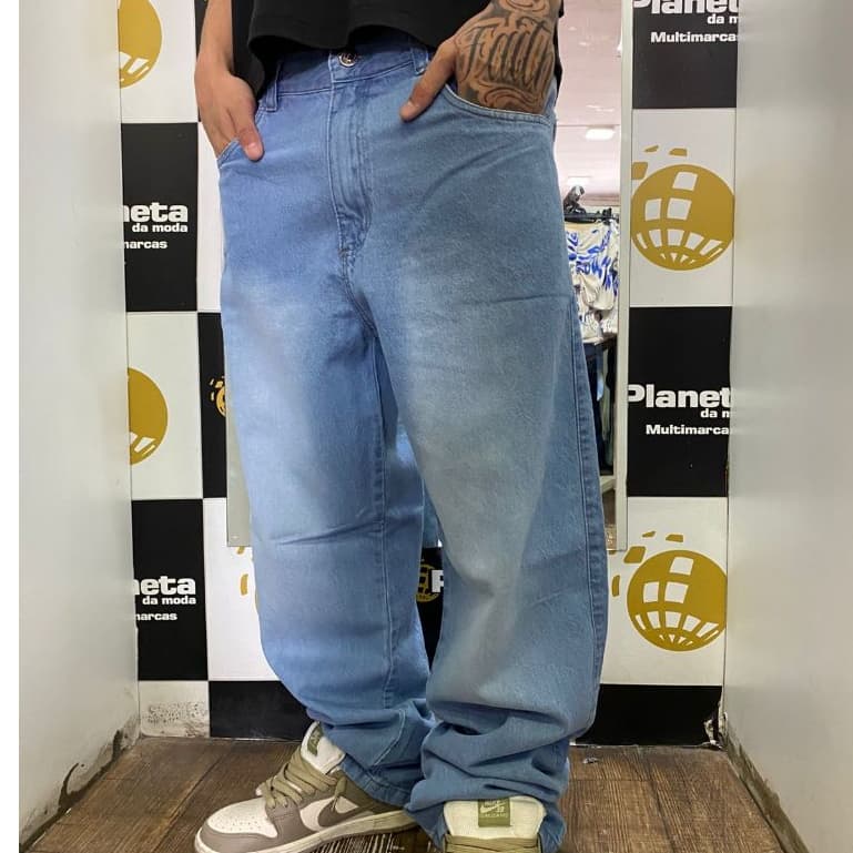 Calça Masculina Dazzling Balão Boca Larga Baggy Streetwear Mandrake skatista