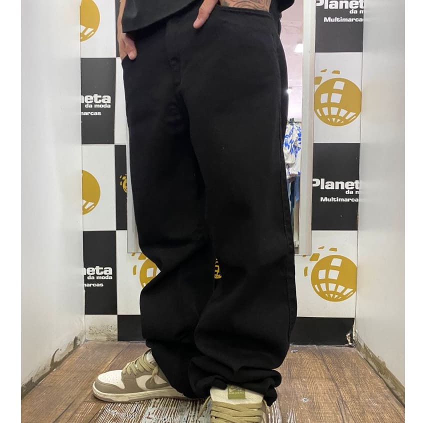 Calça Baggy Masculina Boca Larga Balão Sarja Dazzling Streetwear Mandrake