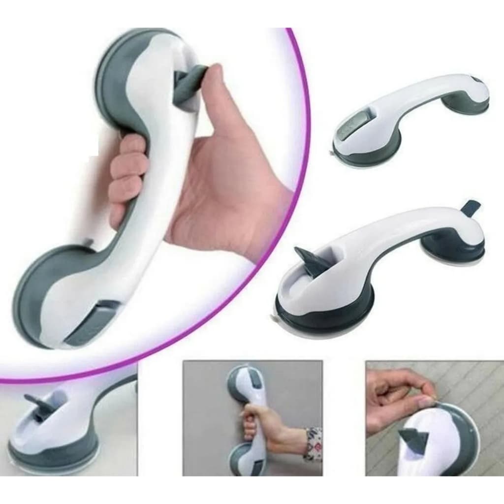 Barra De Apoio Com Ventosa Suporte Sanitário Portatil Idosos Deficientes Banheiro