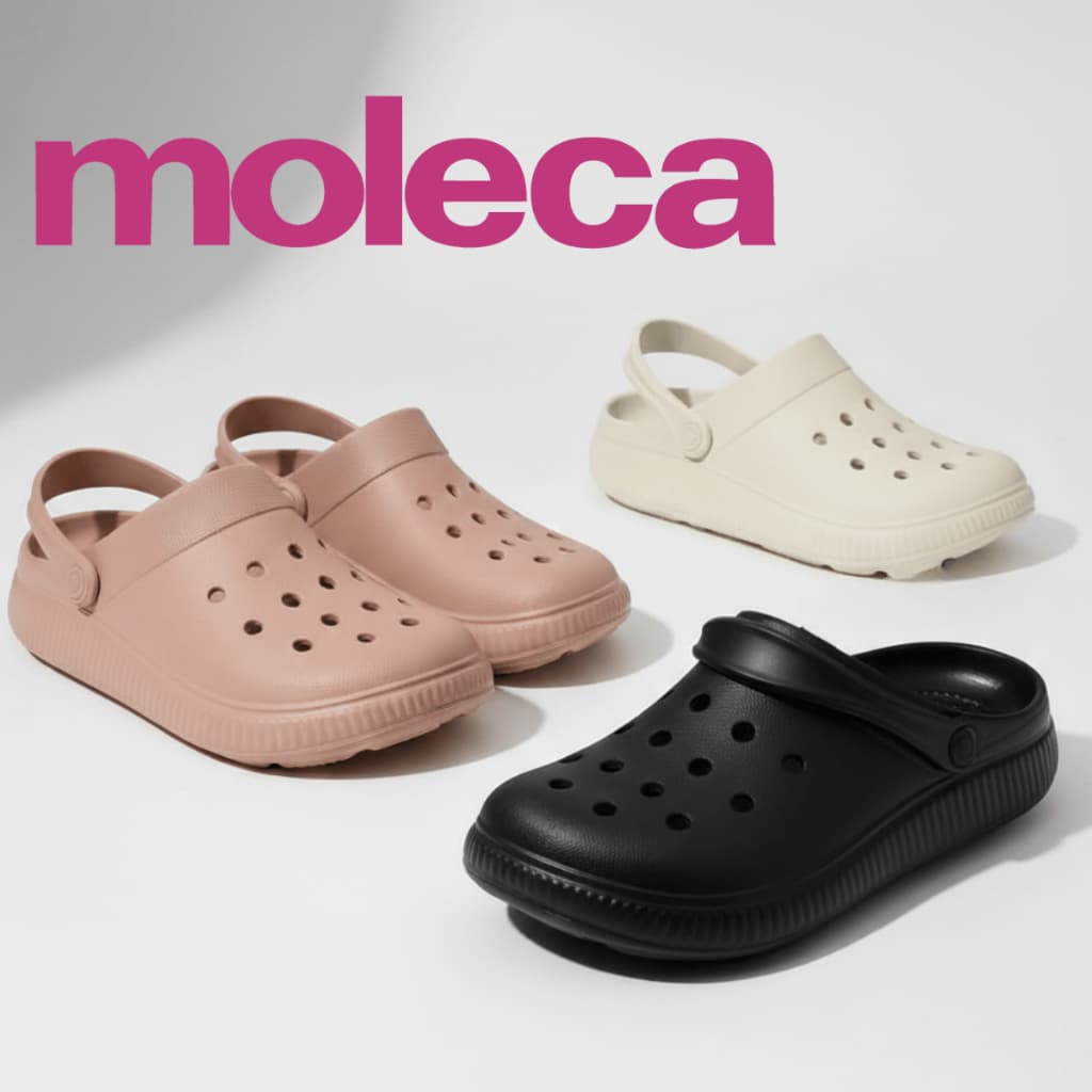 Babuche Feminino Moleca Eva Ortopédico Super Leve Clog Confortavel Dia a dia