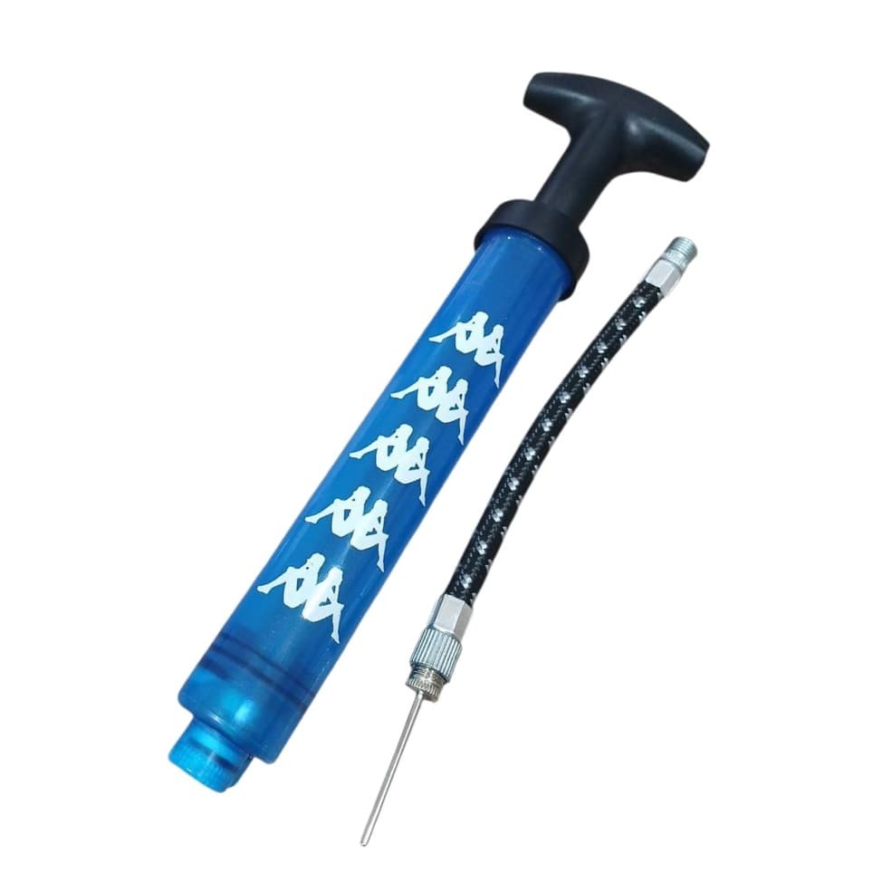 BOMBA DE AR KAPPA PARA BOLAS E BICICLETAS COM DUPLA AÇÃO