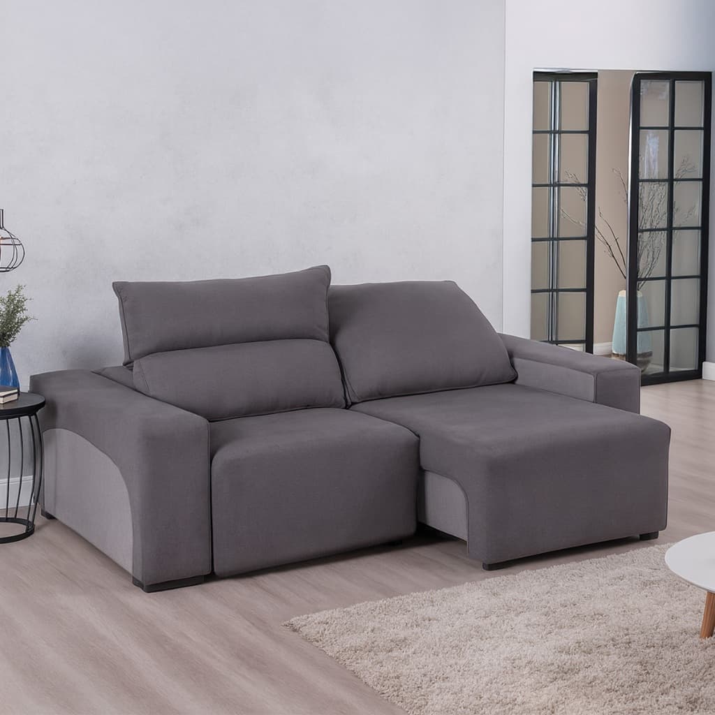 PROTETOR PARA SOFÁ RETRÁTIL DE 2 LUGARES ASSENTOS GRANDES VARIAS CORES