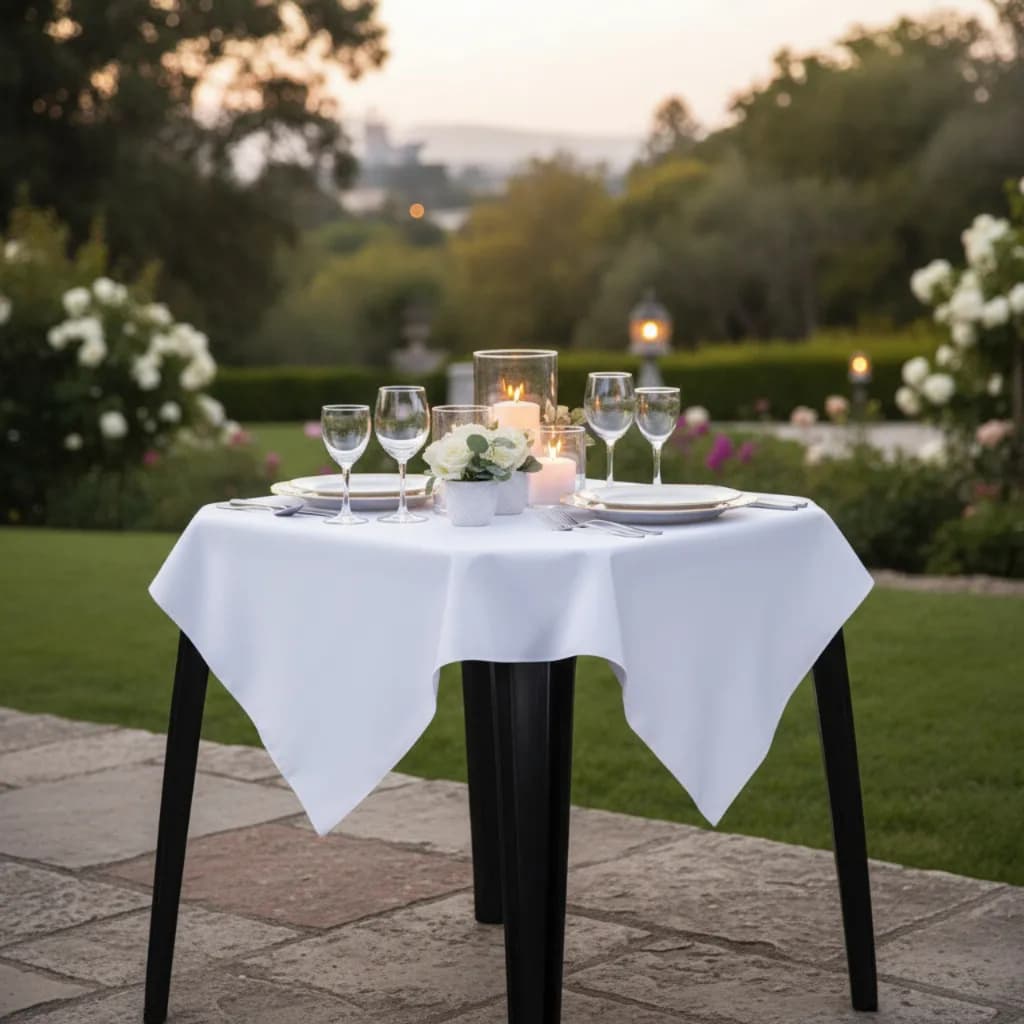 Kit C/ 10 Toalhas De Quadrada 1.00x1.00 Oxford Bar Restaurante Festa Overloque