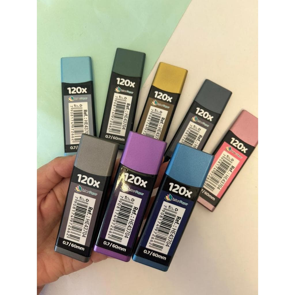 Grafite 0.7 mm Com 120 Minas de Grafite