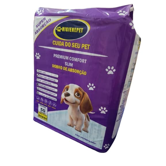 Tapete Higiênico Descartavel Pet 60x60 c/50 unid