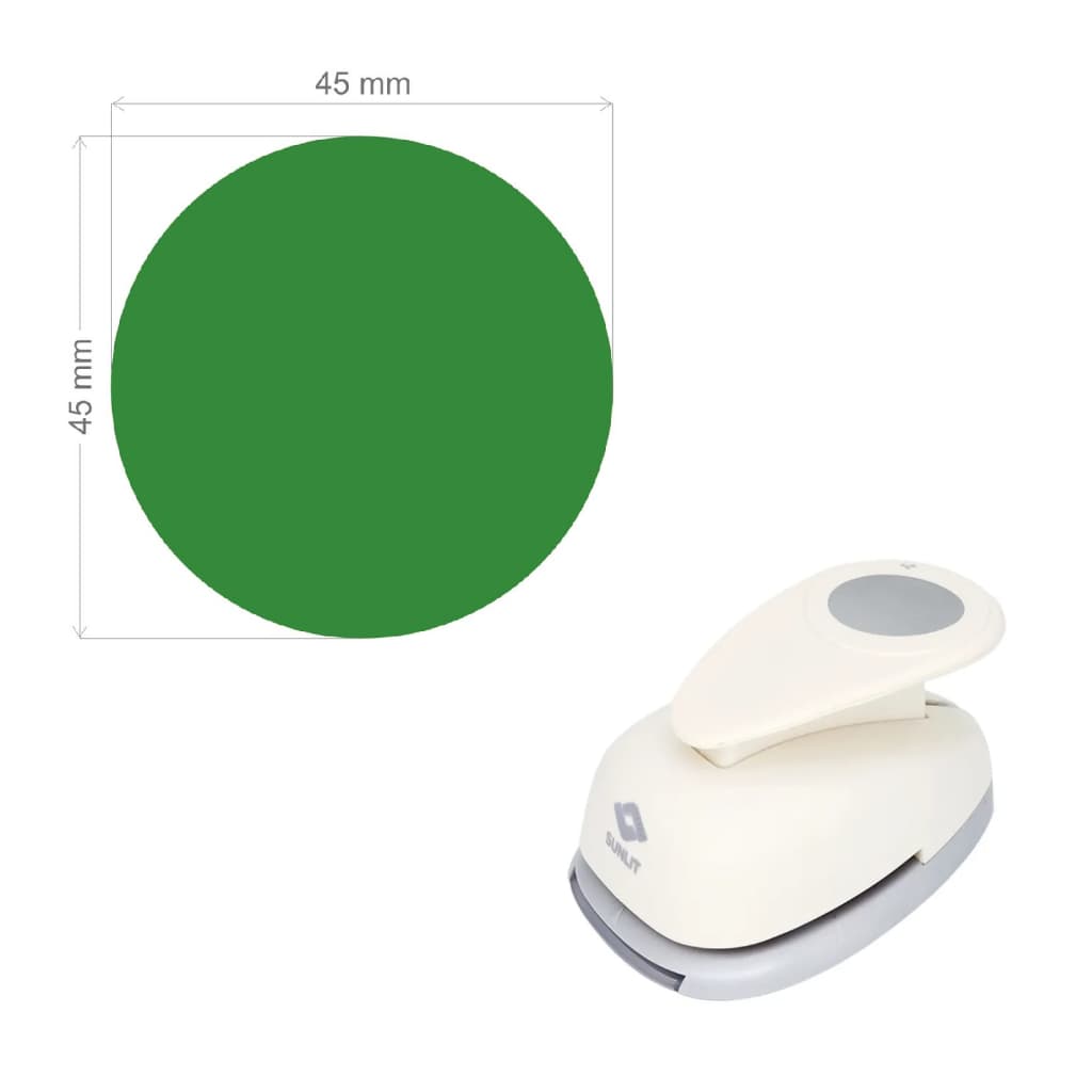 Furador Scrapbook Extra Gigante Para Papel - Circulo Liso 4,5cm