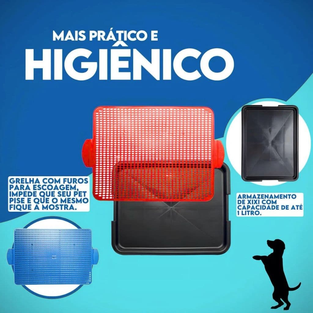 Tapete Higiênico Canino Lavável Banheiro Para Cães