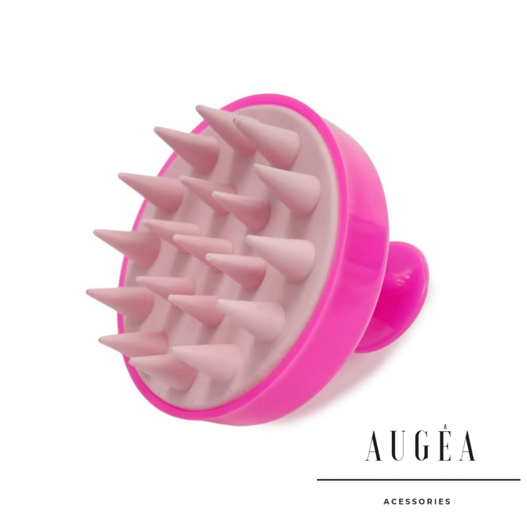 Escova Massageadora Capilar Silicone Antiqueda