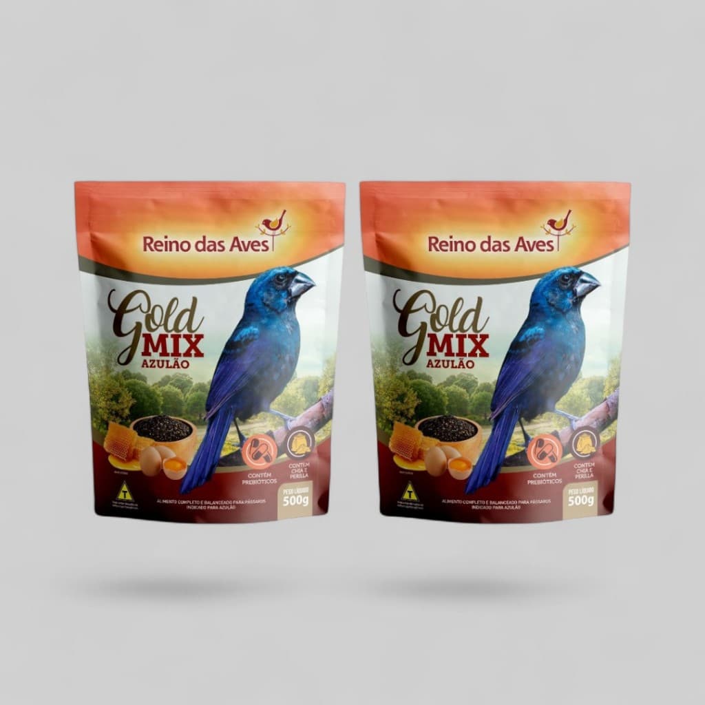 KIT 2 AZULAO GOLD MIX 500G