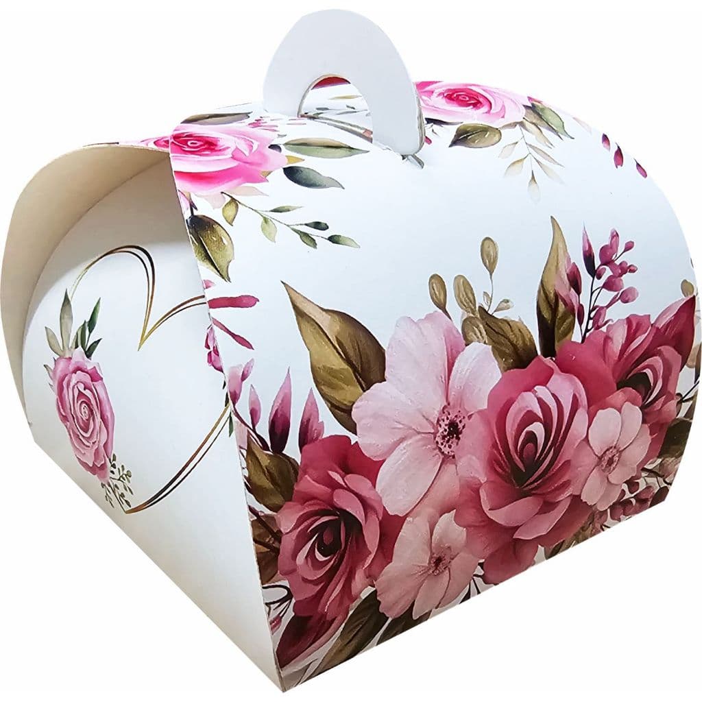 Embalagem Bem Casado/ Doces finos/ Sabonetes - Floral Rosa