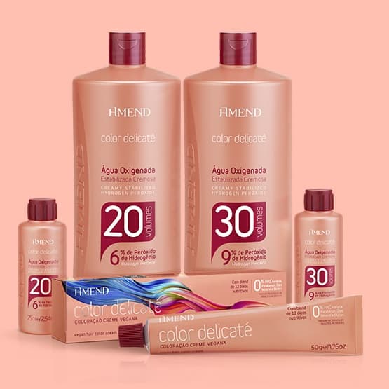 Água Oxigenada Cremosa Amend Color Delicaté 20 | 30 Volumes