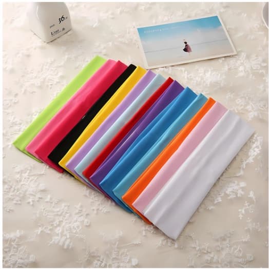 Faixa de Cabelo em Malha Elástica