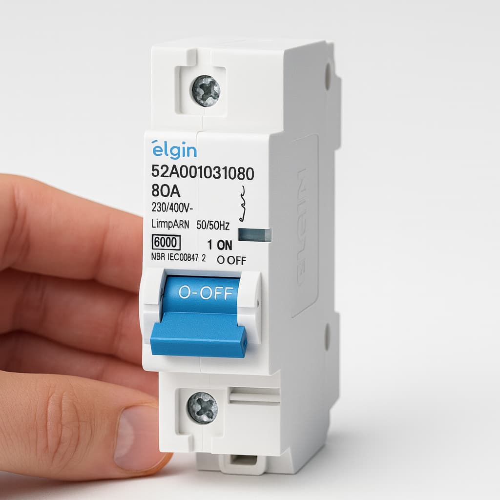 Disjuntor Monopolar / Unipolar 80A, 100A, 125A - Garantia 5 Anos