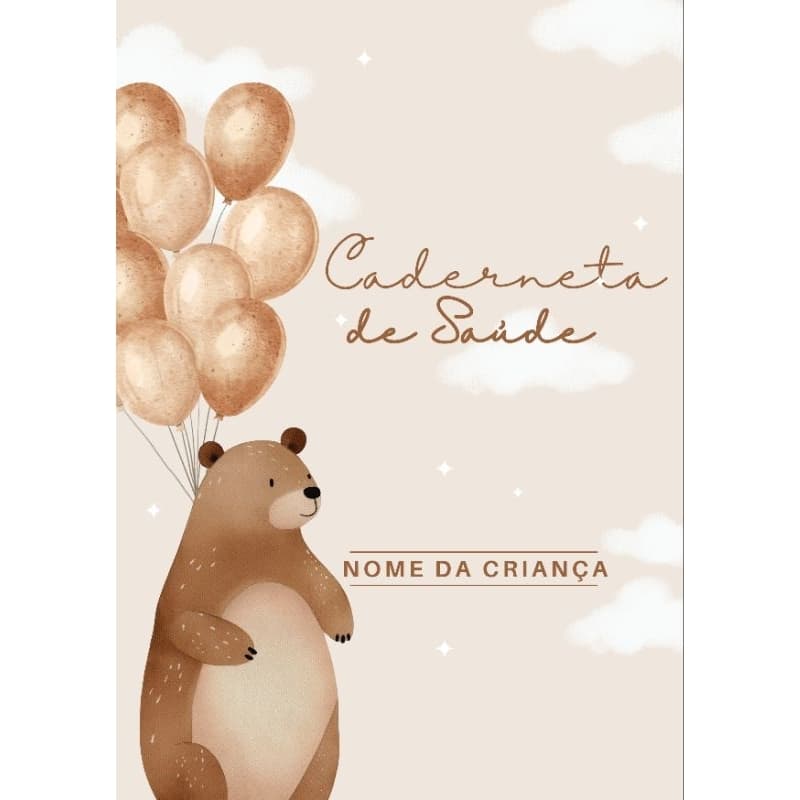 Capa para Caderneta de Vacinas vários temas - Capa para Caderneta de Saúde - Capa para Caderneta de vacinação