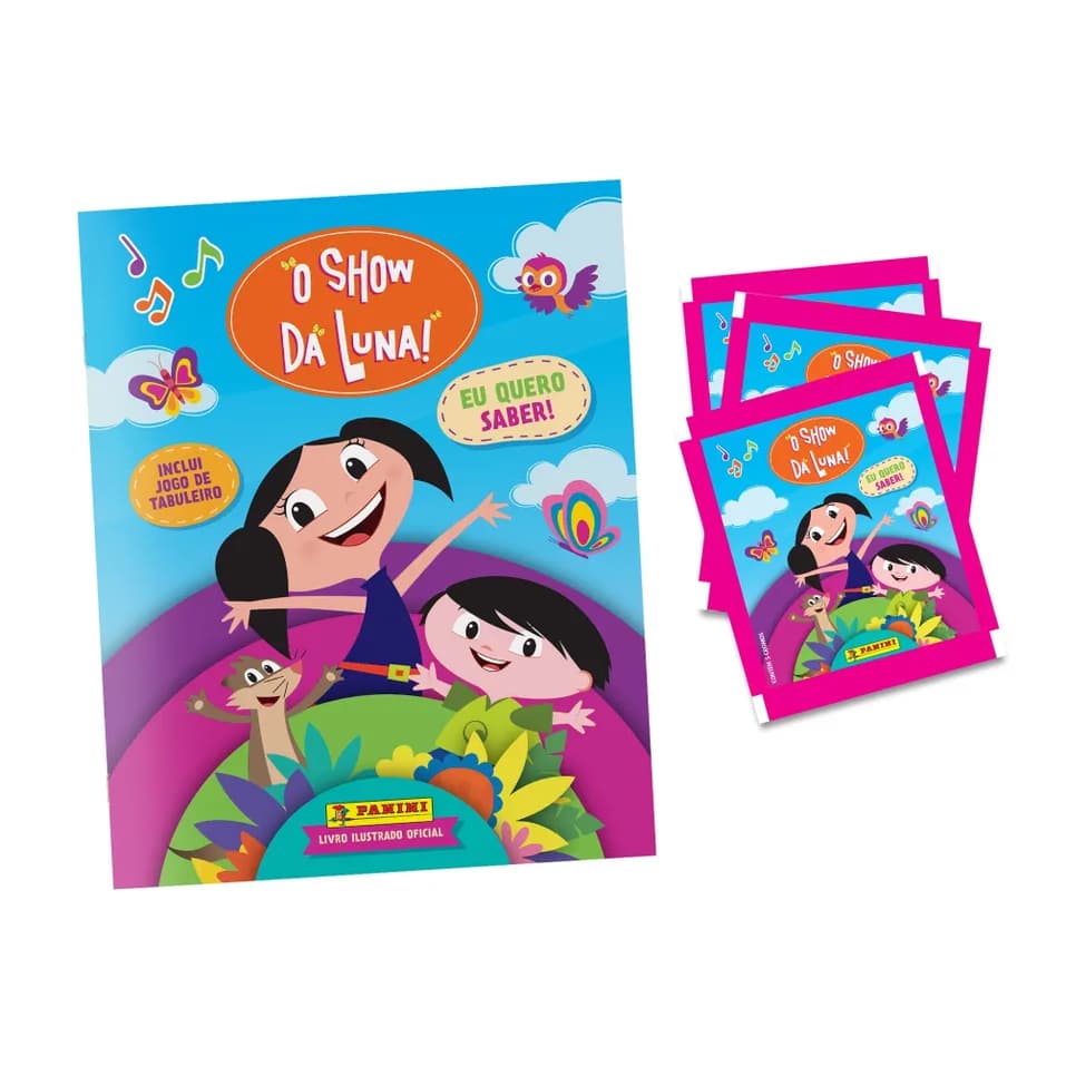 Album De Figurinha Capa Mole O Show Da Luna Panini + 20 Envelopes