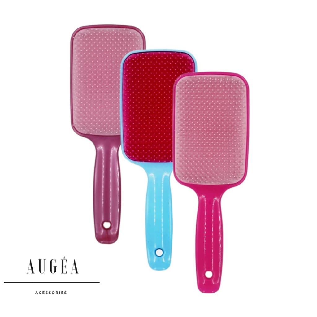 Escova de Cabelo Raquete Flex Desembaraçadora Mágica Finalização