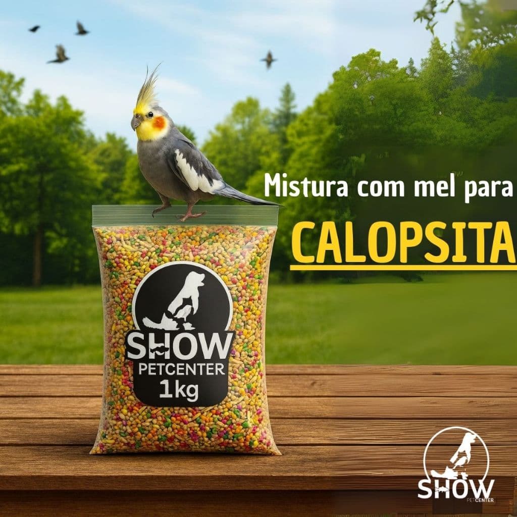 Mistura Premium com Mel Para Calopsita 1kg