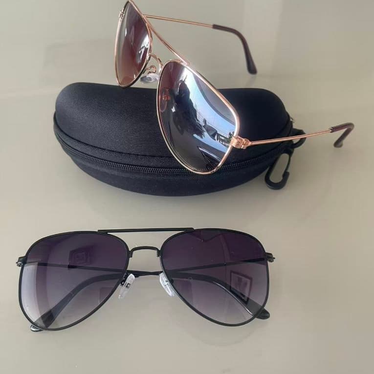 Óculos de Sol Feminino Aviador Clássico – Proteção UV400