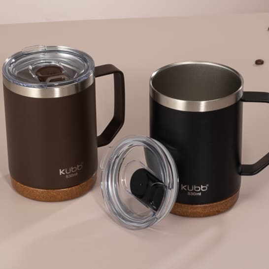 Caneca Térmica Inox 400ml 530ml Conserva Quente por 6h e Frio por 3h Vedação Isolamento a Vácuo