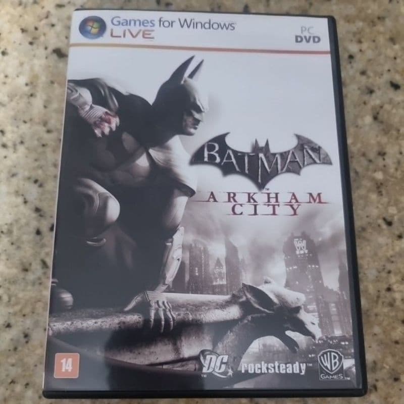 Jogo PC DVD 'Batman Arkham City'.