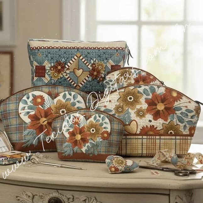 COLEÇÃO AMOR e CAFÉ - Painel Necessaire e composês - MEDIDAS : a partir de 0,50 x 1,50m