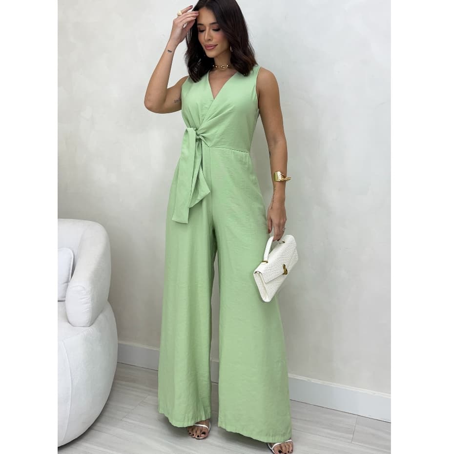 MACACÃO REGATA AMARRAÇÃO LATERAL TECIDO SENSORIAL MARRANT