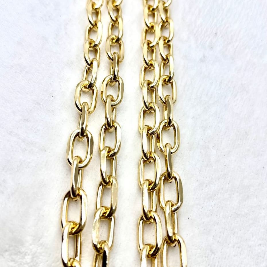 Corrente Para Bolsas e Artesanatos Grossa Com Charme e Resistência - Por Metro