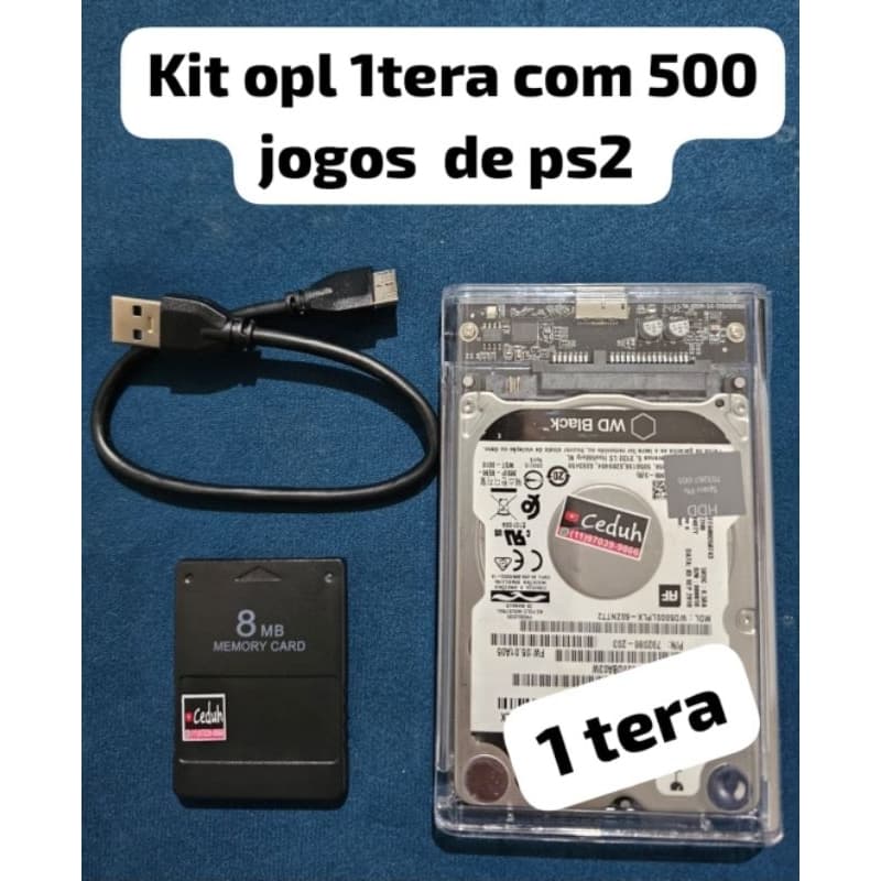 OPL Memory card e HD 1TB para Ps2 MATRIX