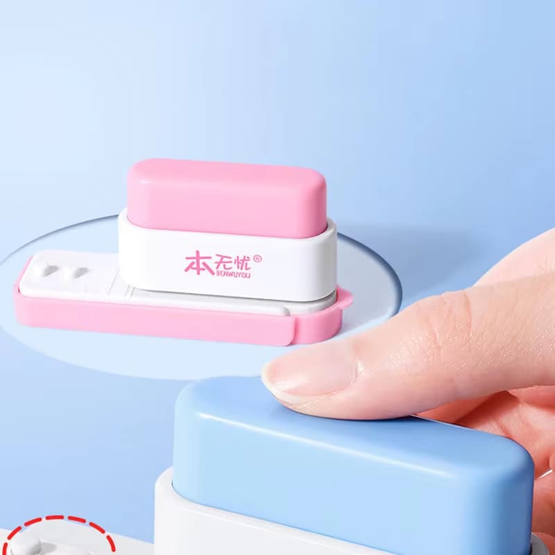 Perfuradores De Papel Perfurador De 5 Furos Mini Bonito Furo Portátil Para 2 Folhas Capacidade