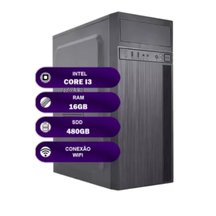 Pc Computador Intel Core I3 4a Geração 16gb Ssd 480gb Wifi 16 Gb