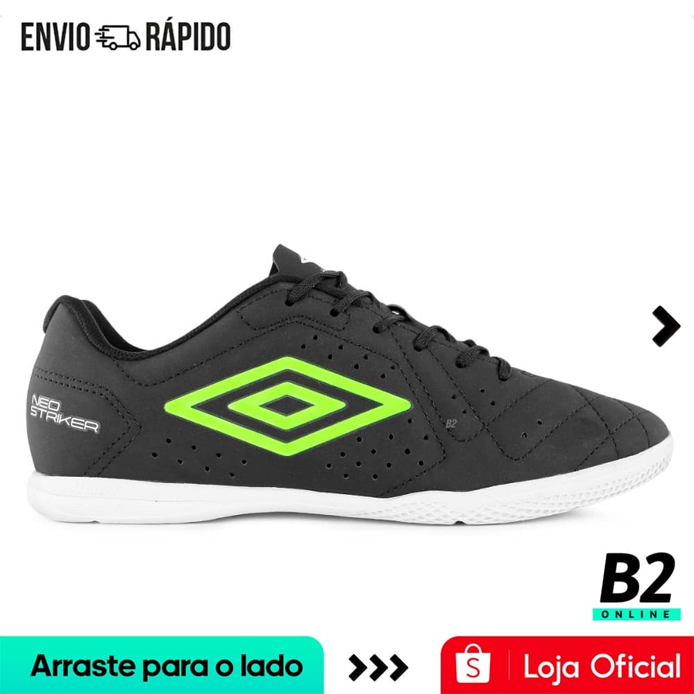 Chuteira Futsal Umbro Neo Striker Masculina Futebol de Salão Original Com Nota Fiscal e Garantia