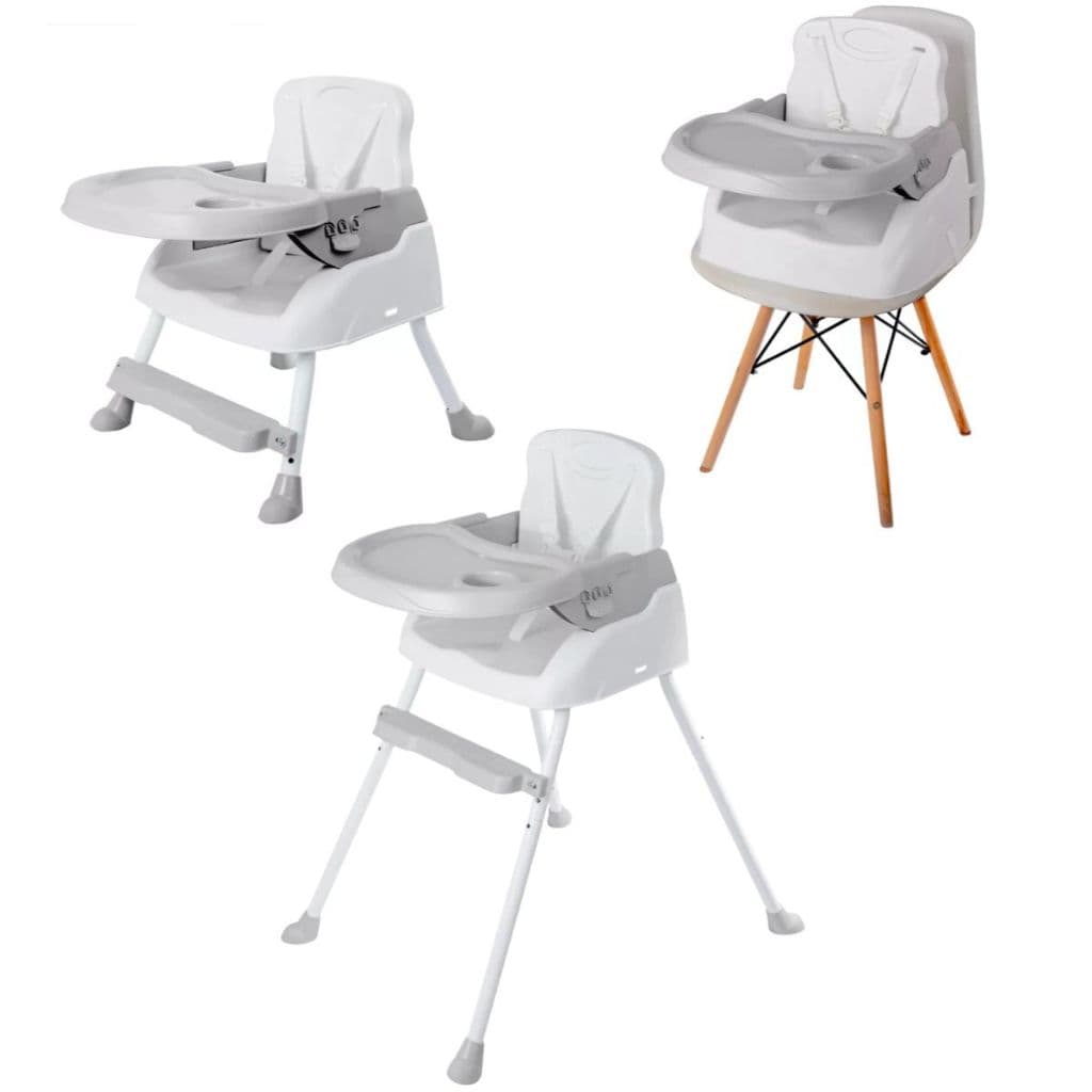 Cadeira de Alimentação 3 em 1 Cadeirinha Infantil para Bebês Cadeira Alta Baixa e Booster Styll