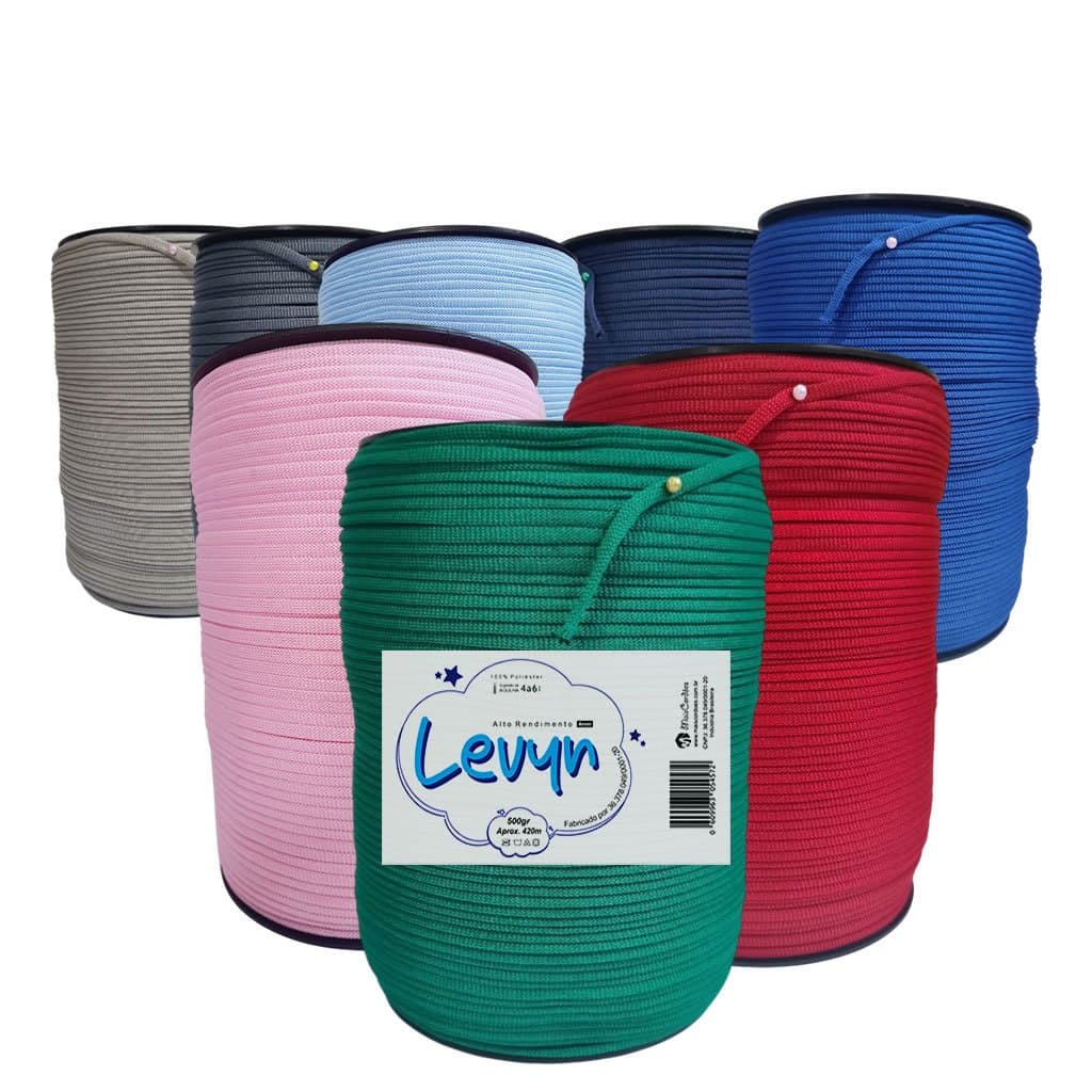 Fio Náutico Levyn Extra Leve 4mm Com 420 Metros Alto Rendimento