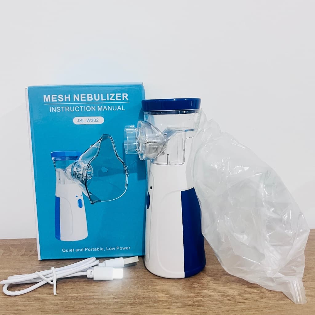 Nebulizador Portátil Mini Inalador Silencioso Ultra-sônico Automático para Adultos e Crianças-MINIMEOW