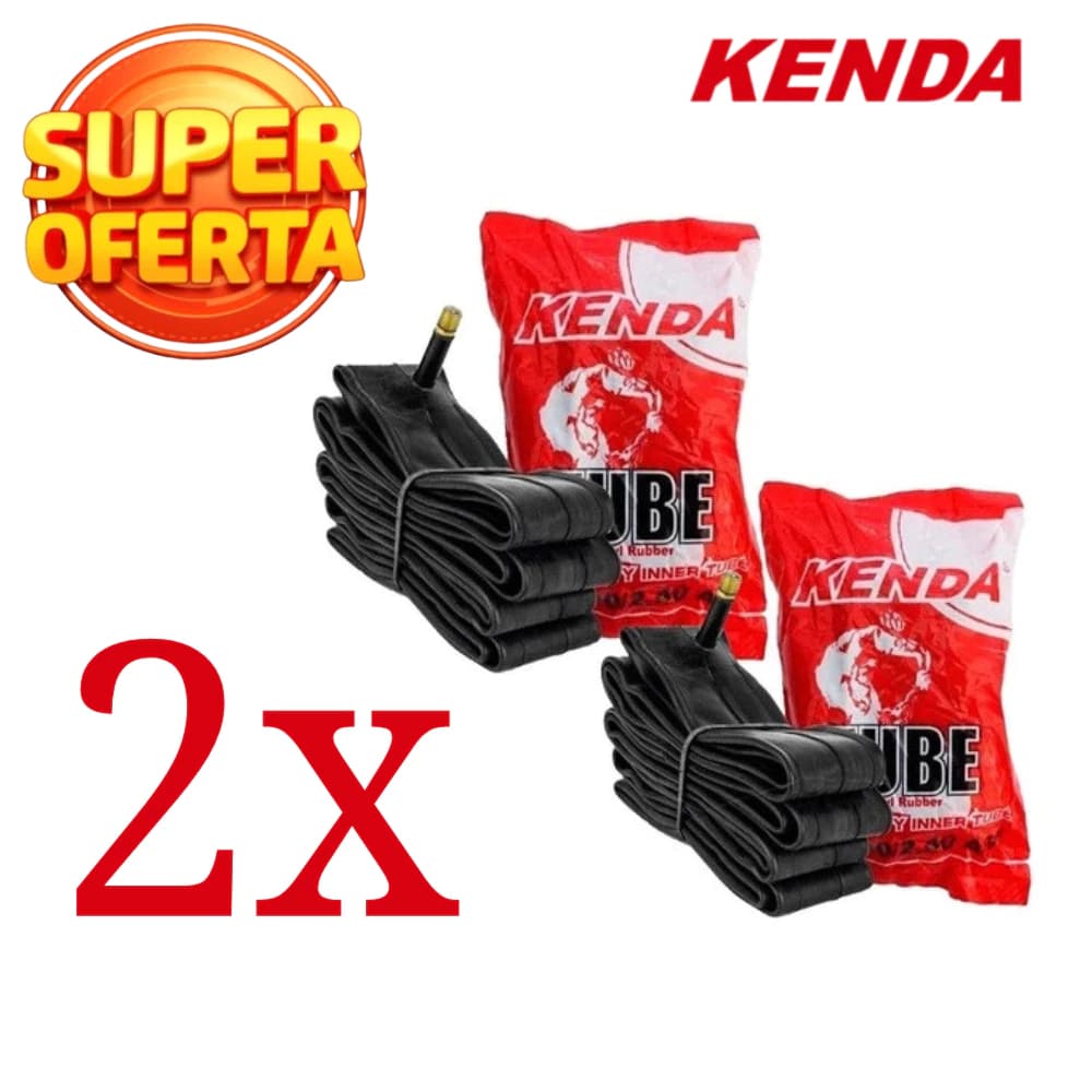 Kit 2 Camara De Ar Aro 26 Kenda Bike Bico Grosso Balão Mtb Tipo da válvula Schrader