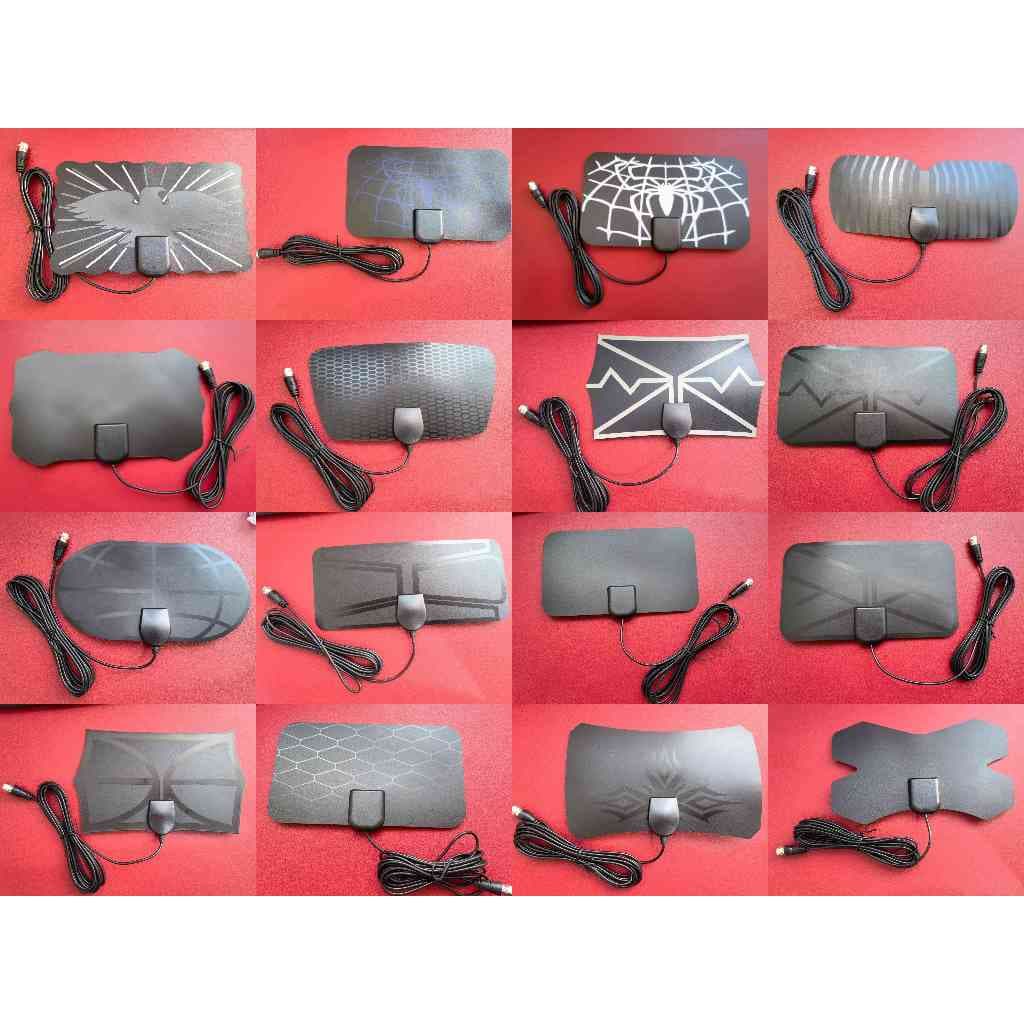 kit 1 2 3 Antena de TV Digital Sucre Lee 4K/8K com Amplificador Excelente Sinal Alcance até 3000 Milhas Imagem Qualidade