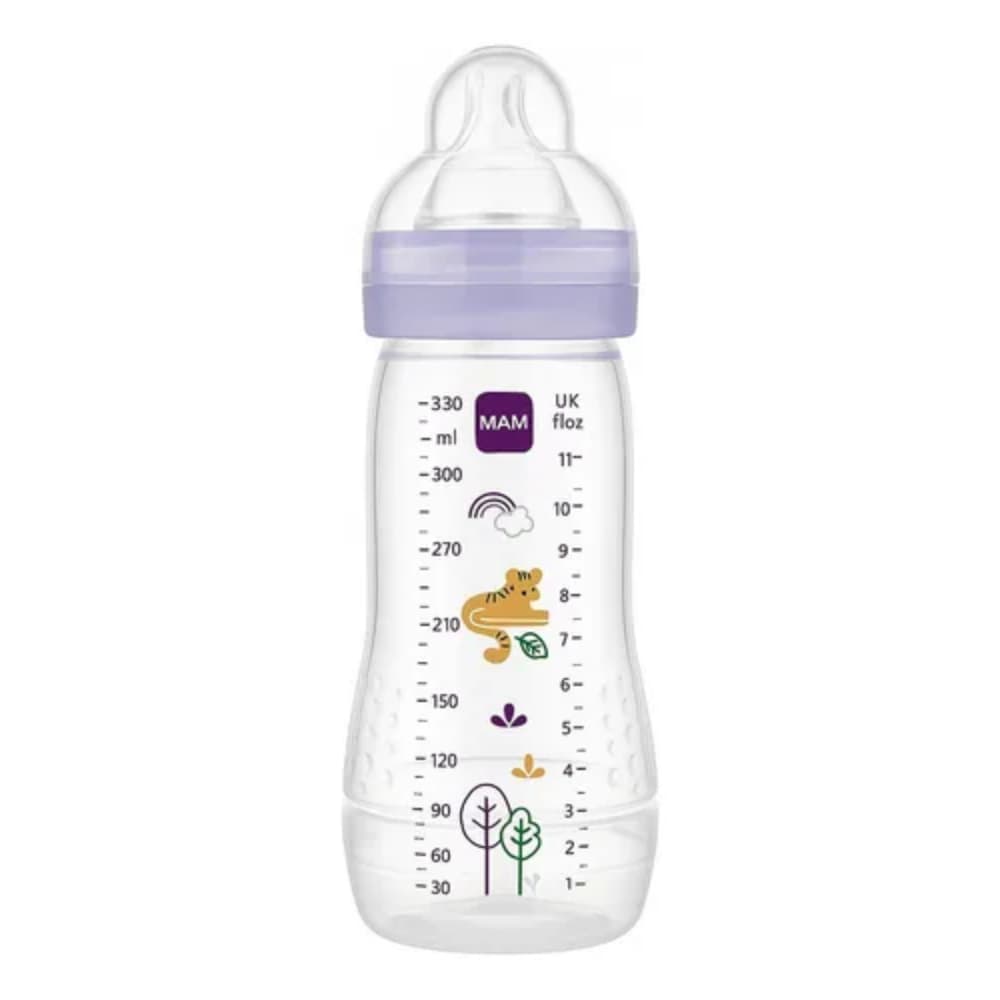 MAMADEIRA MAM EASY ACTIVE +4 MESES 330ML COR:LILÁS