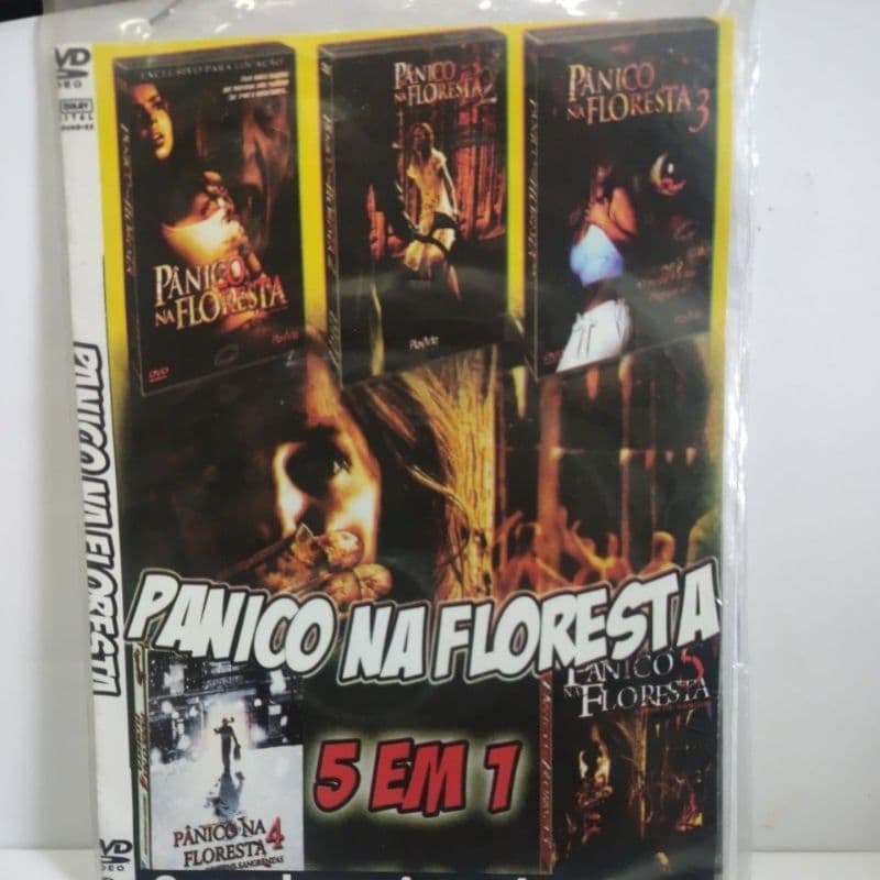 dvd pânico na floresta 5x1