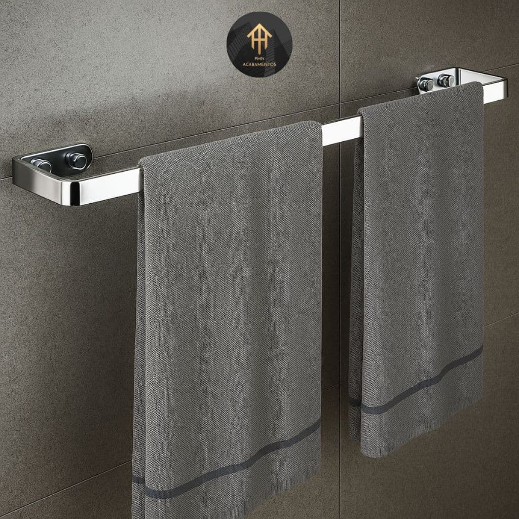 Porta Toalha De Banho Polido