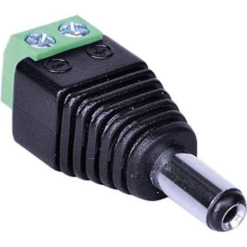 Conector Plug P4 Macho com Borne - CFTV KIT