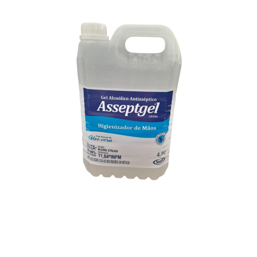Higienizador de mãos em Gel 4,3kgs Asseptgel
