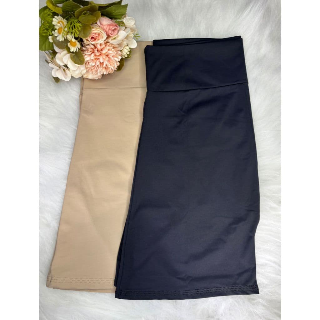 Kit 2 Short Segunda Pele Microfibra Cos Alto Bermuda Sob Vestido Anagua