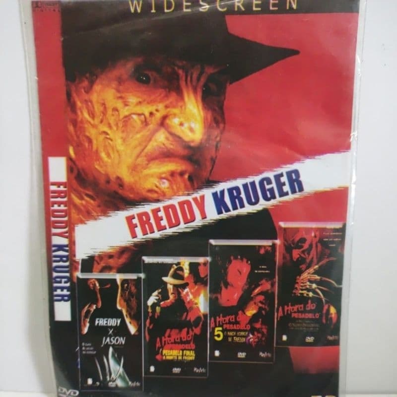 dvd Freddy Kruger 4x1