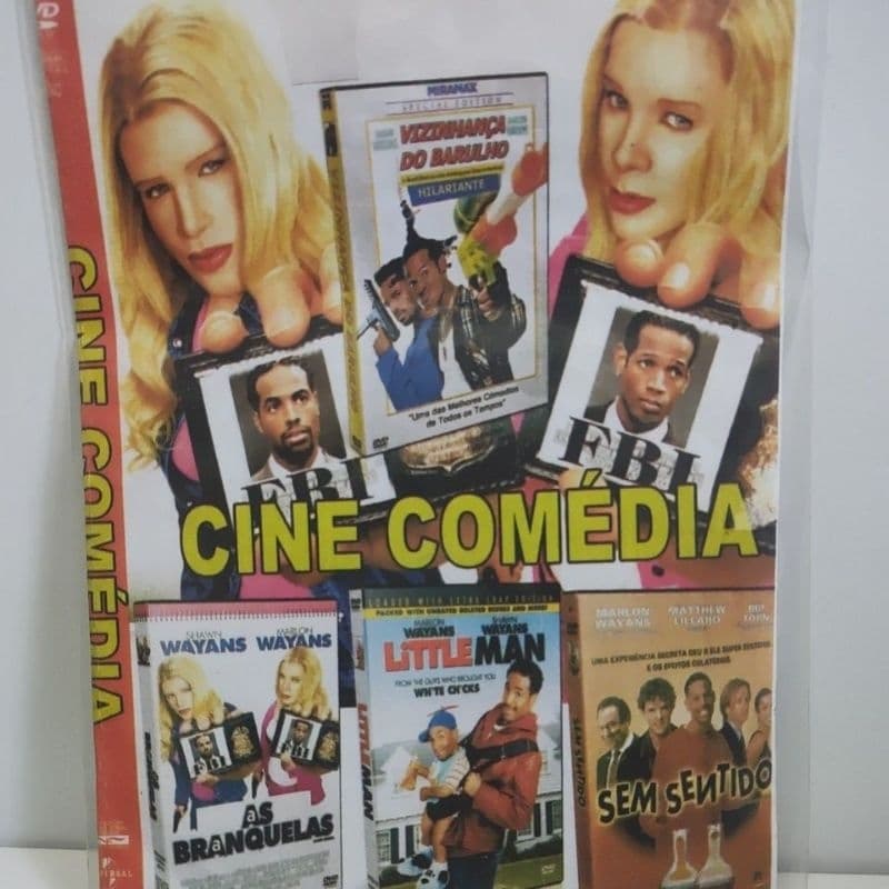 dvd cine comédia 3x1