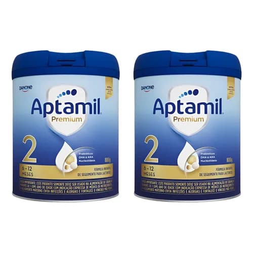 Kit 2 APTAMIL PREMIUM 2 - 800G Fórmula Infantil